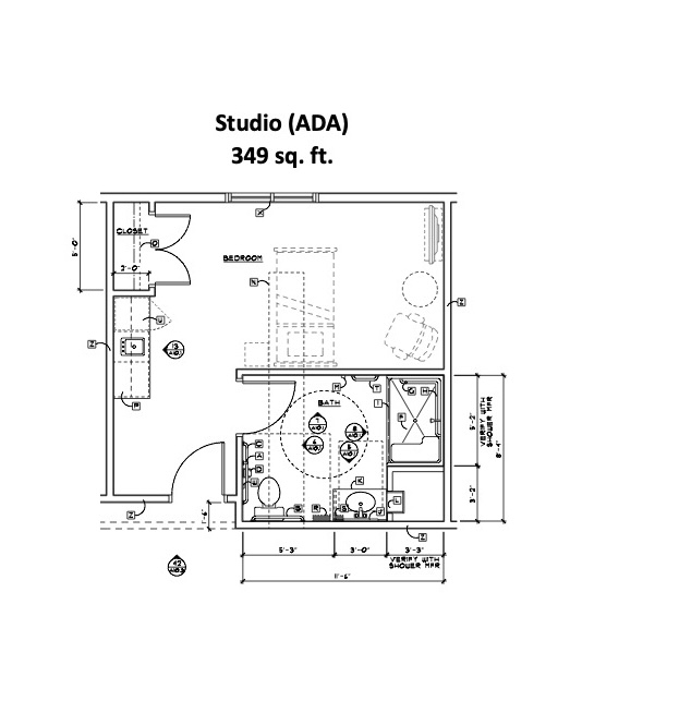 Studio Floor Plans Assisted Living