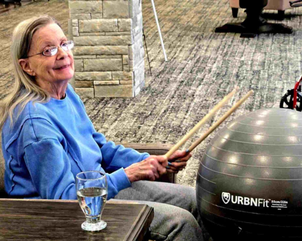 Senior wellness chair yoga routine