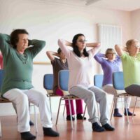 Chair Yoga routines for assisted living in Lansing