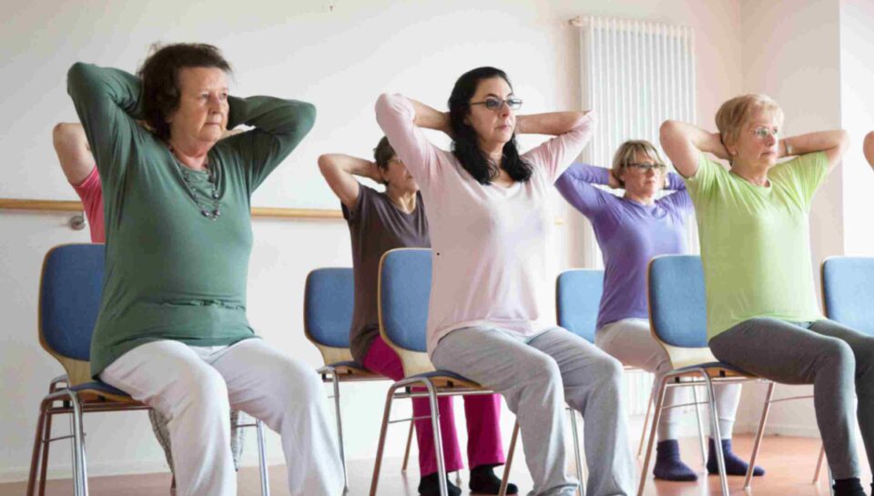 Chair Yoga routines for assisted living in Lansing
